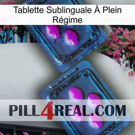 Tablette Sublinguale À Plein Régime 03